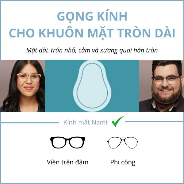 một số gọng kính phù hợp với khuôn mặt trái tim